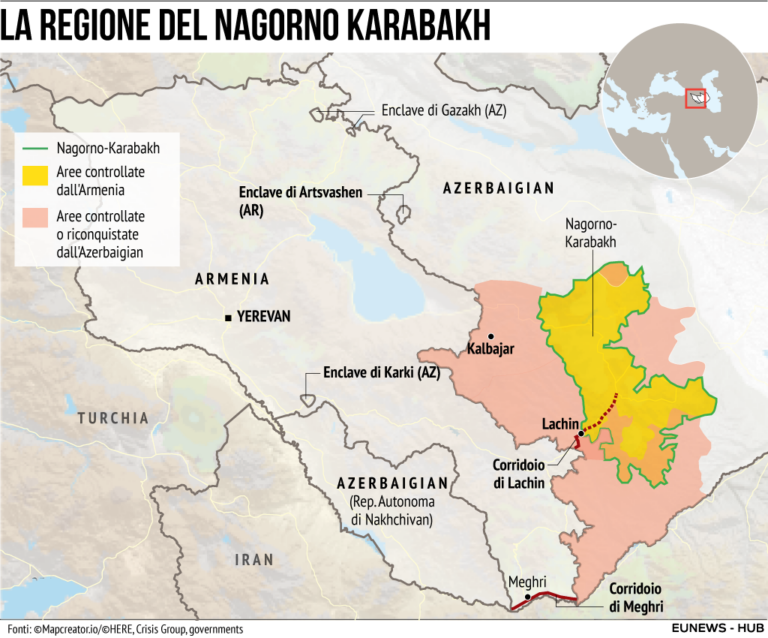 Il Nagorno-Karabakh Sotto Attacco Azero. L'Ue Condanna Baku